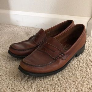 Sebago Brown Leather Loafers